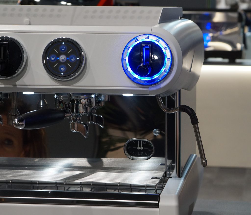 Coffee machine, LEDs
