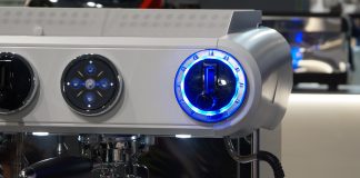 Coffee machine, LEDs