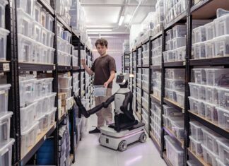 IFR: global robots demand in factories doubles over 10 years PAL Robotics: Tiago Pro in the warehouse (copyright PAL Robotics)