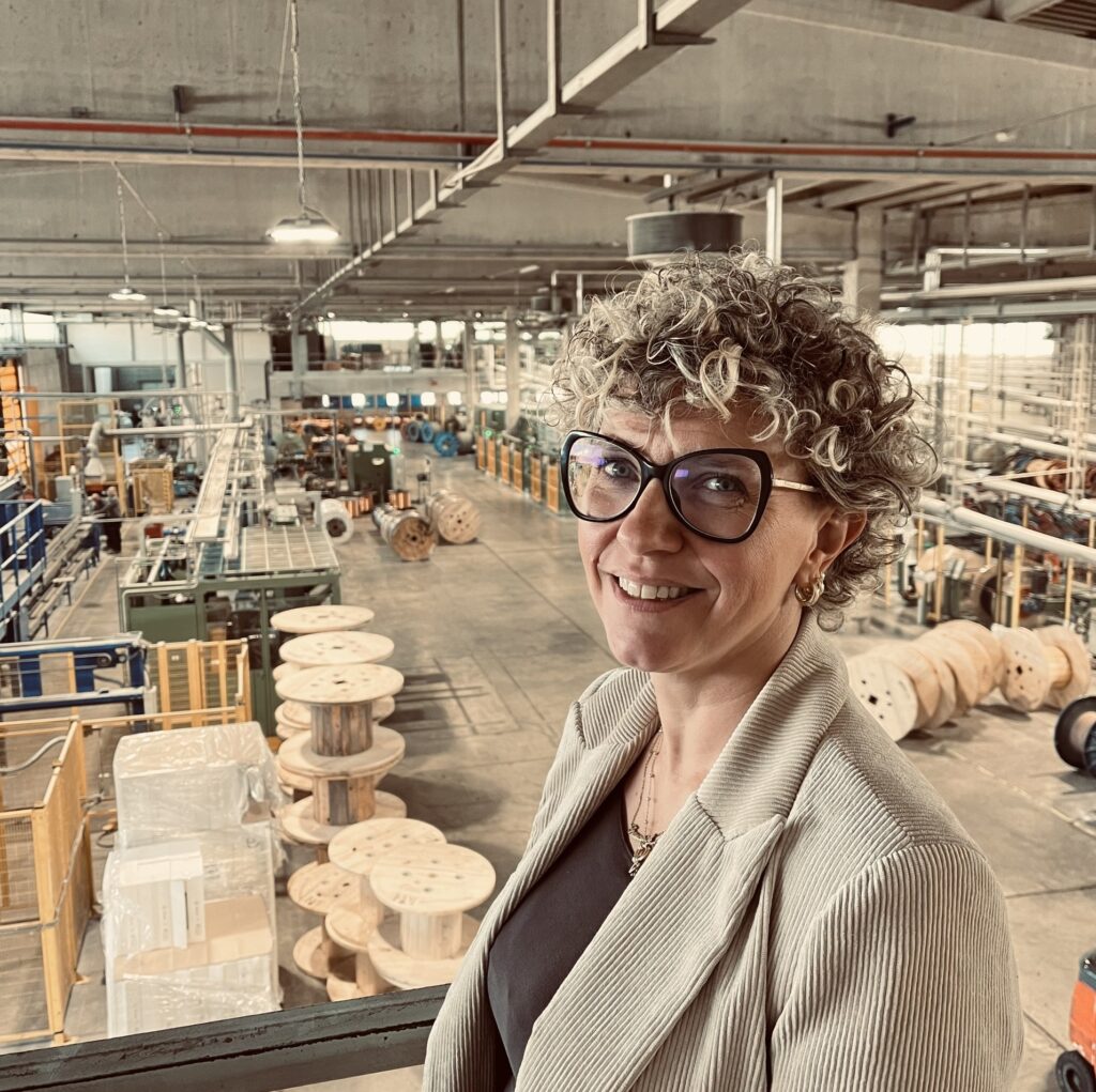 Francesca Martelli, Patelec Corporate Sales Director of the Powercords business unit