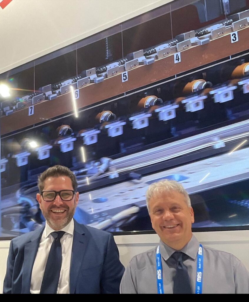 Ciriaco Petruzziello (on the left) and Roberto Colombo, respectively Sales Director and CEO of PowerCoils