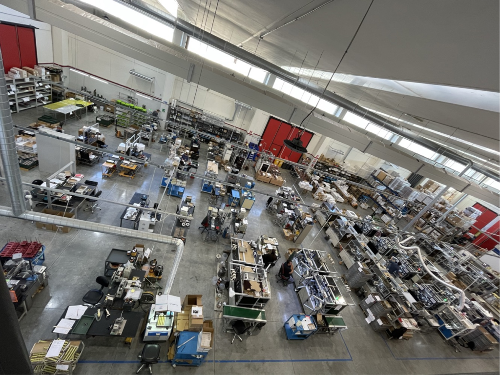 Production department at the Italian PowerCoils plant