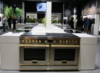 Shuffling through the booths at EuroCucina/FTK 2026 Fulgor Milano booth