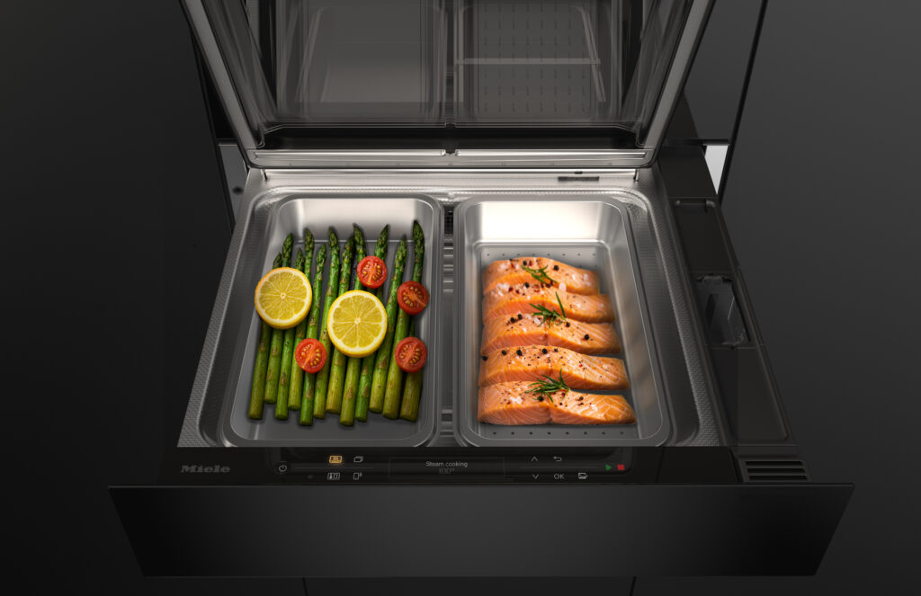 Miele steam drawer