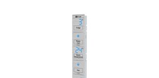 Okida's control unit for refrigerators with customisable functions