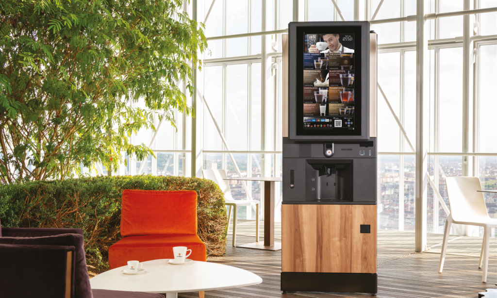 The rhFS2.touch32 vending machine model from Rhea Vendors Group