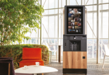 The rhFS2.touch32 vending machine model from Rhea Vendors Group