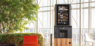 The rhFS2.touch32 vending machine model from Rhea Vendors Group