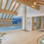 L'area piscina della spa