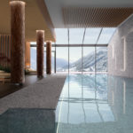 la piscina interna del resort