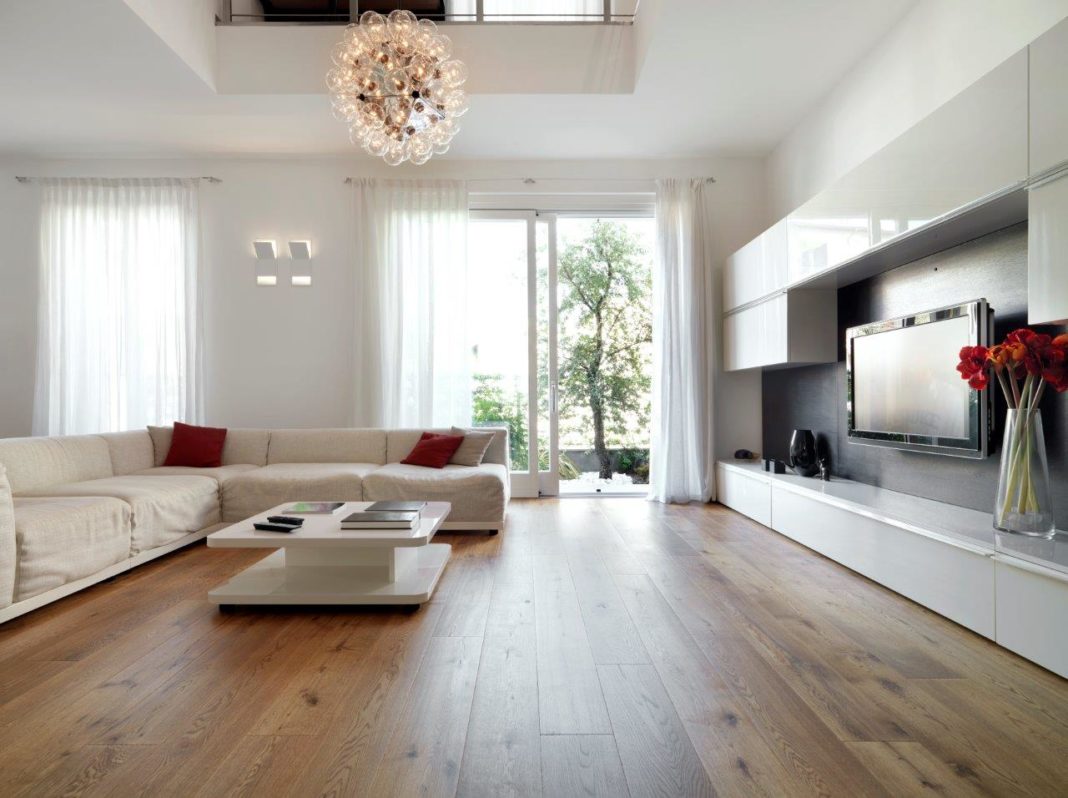 Il soggiorno di un appartamento