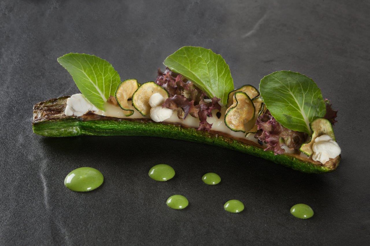 ristorante Berton Al Lago, Zucchina, pastinaca e acetosa