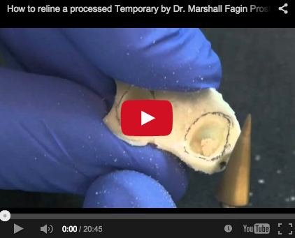 provvisorio protesi ribasatura rifinitura