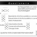 Il trattamento in traumatologia dentale: valutazione delle conoscenze di un campione di clinici italiani