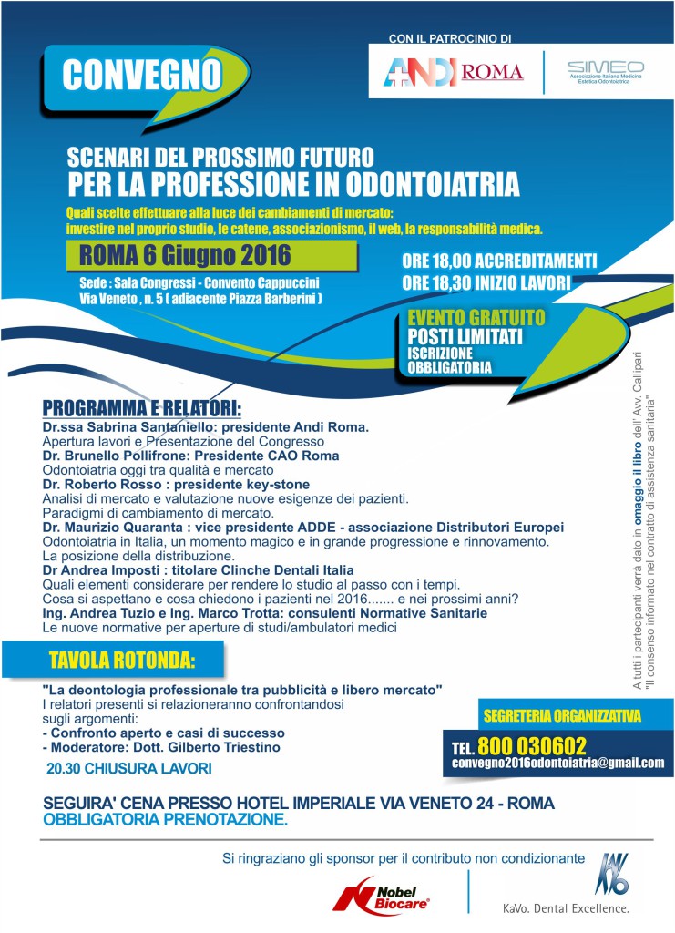 DM_il dentista moderno_Convegno %22Scenari del prossimo futuro per la professione in odontoiatria%22