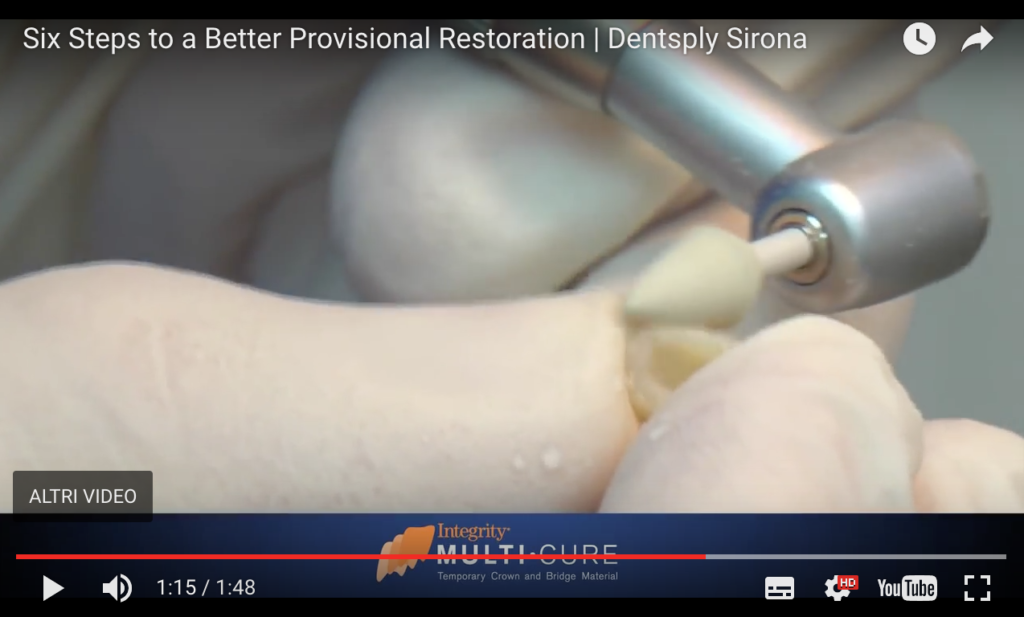 DM_IL DENTISTA MODERNO_correzione del provvisorio