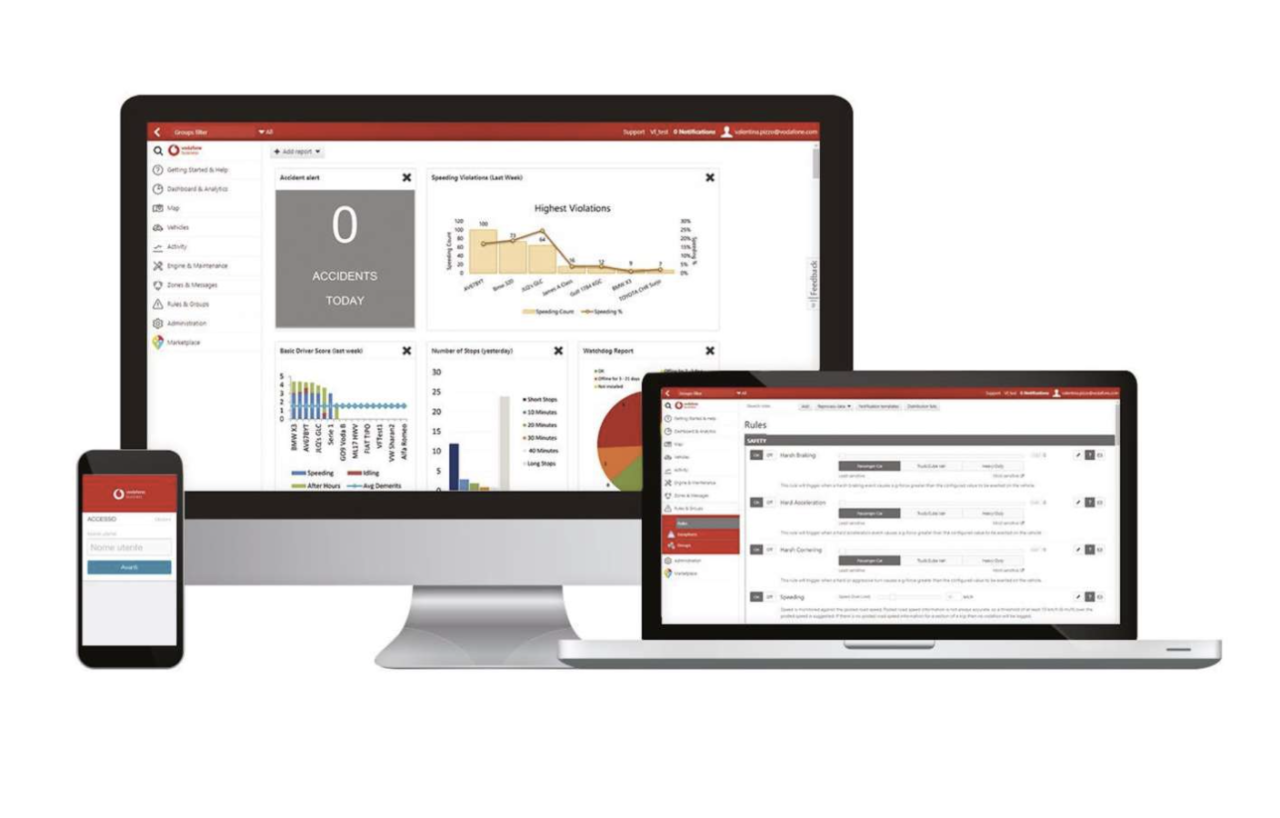 Vodafone Business, la vera gestione dei veicoli con l'IoT