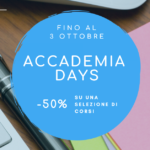 Ritornano gli Accademia Days: i giorni dedicati all’aggiornamento