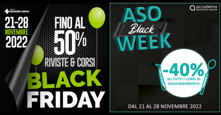 Radioprotezione, ECM, RSPP e aggiornamento ASO: le promozioni imperdibili della black friday week