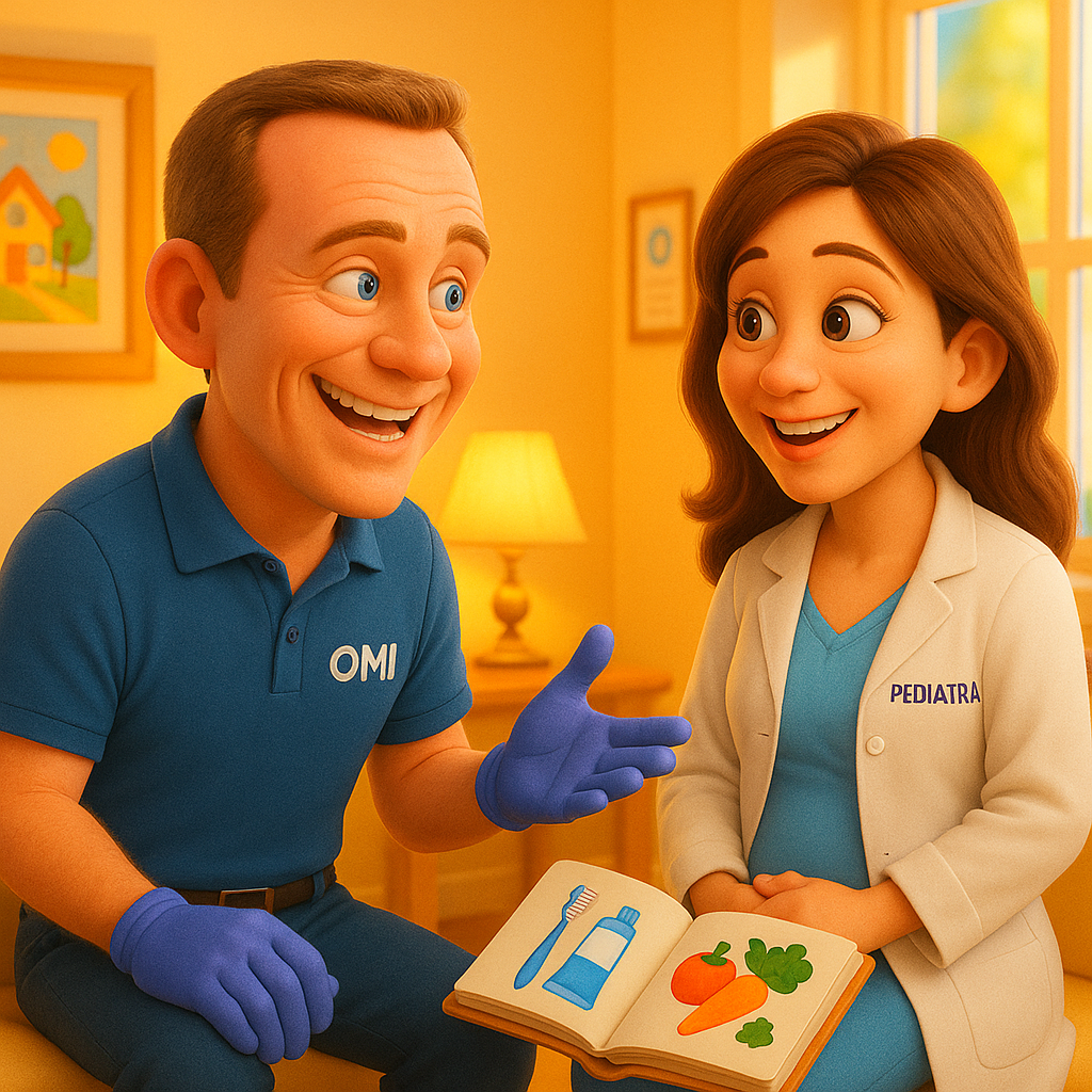 odontoiatra pediatrico e pediatra