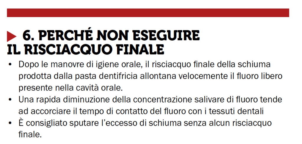 Dentifrici al fluoro: biodisponibilità dei fluoruri