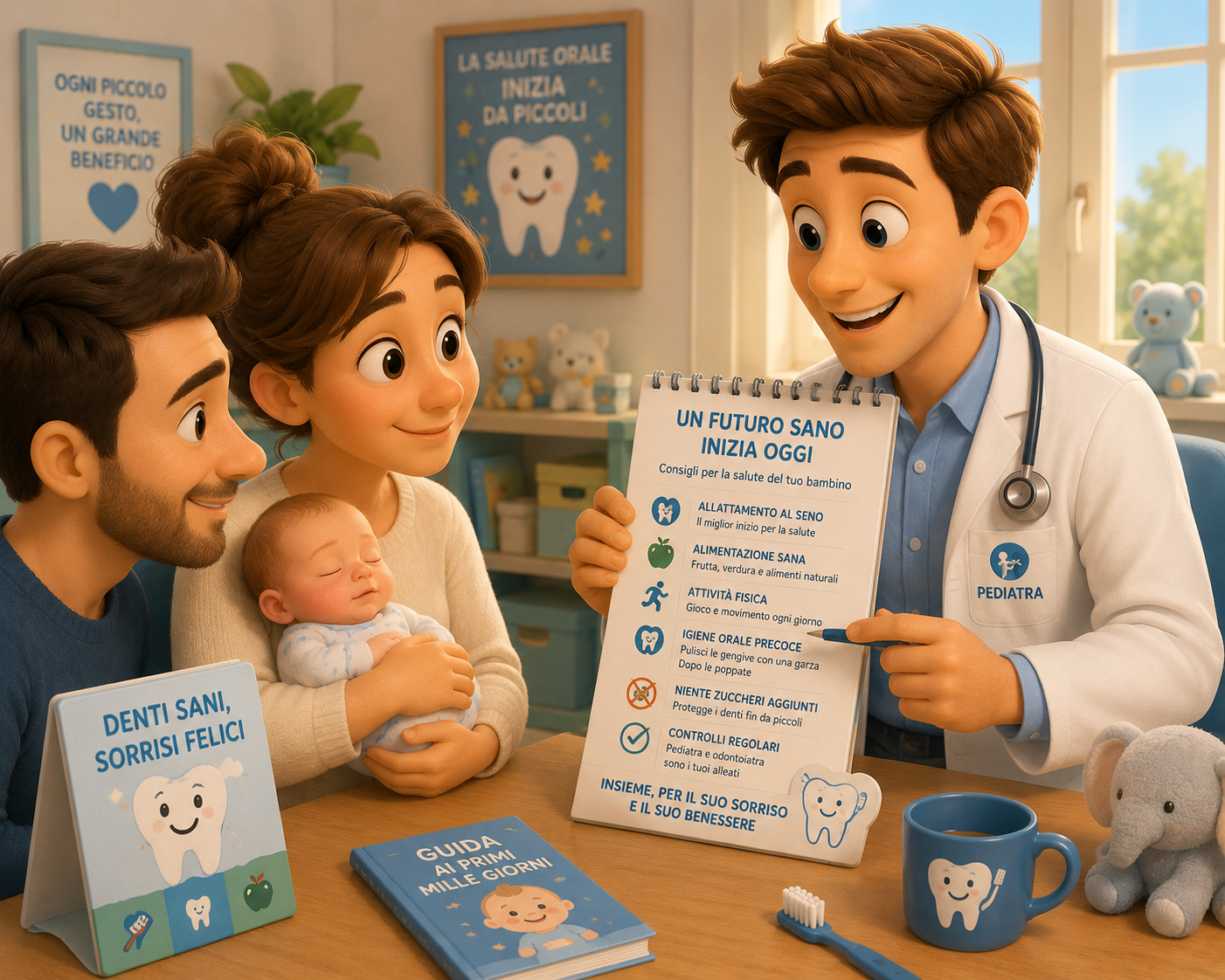 Odontoiatra pediatrico e pediatra