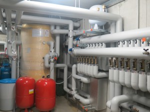 IL LOCALE TECNICO dell'impianto da 100kW realizzato a Milano.