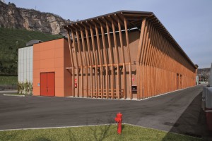 LA CENTRALE TERMICA del quartiere Le Albere progettato da Renzo Piano con grande attenzione al risparmio energetico.