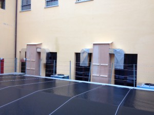 L’IMPIANTO. Sono stati installati due condizionatori ad aria e tre ad acqua della serie Liebert HPM.