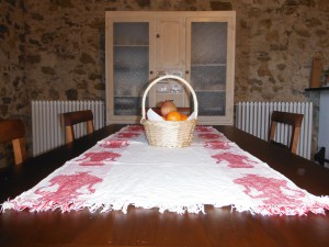 DUE RADIATORI in alluminio nella sala da pranzo.