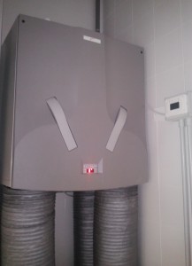 L’UNITÀ di rinnovo dell’aria.