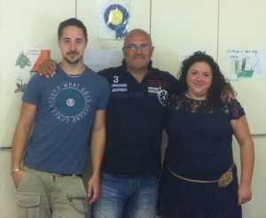 L’INTERVISTATO. Al centro della foto Andrea Zucconi, titolare di Zucconi impianti di Rodano (MI) insieme a Federico Perego ed Elena Caravita.