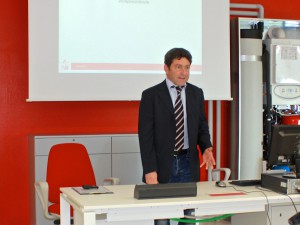 Alfredo Amadei Vicepresidente Immergas durante il meeting l’Agenda Digitale Immergas.