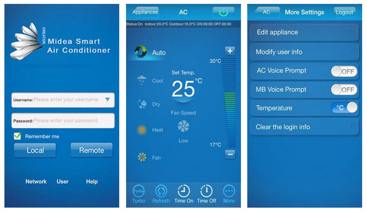 Midea smart app