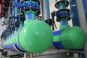 Il collettore per le linee termali.