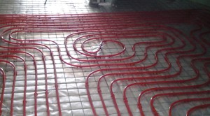 IL RISCALDAMENTO a pavimento orange system.