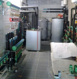 LA CENTRALE termica dell’impianto.