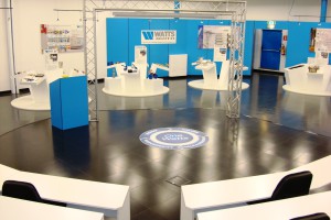 Un particolare della sede italiana di Watts Industries a Biassono (MI).