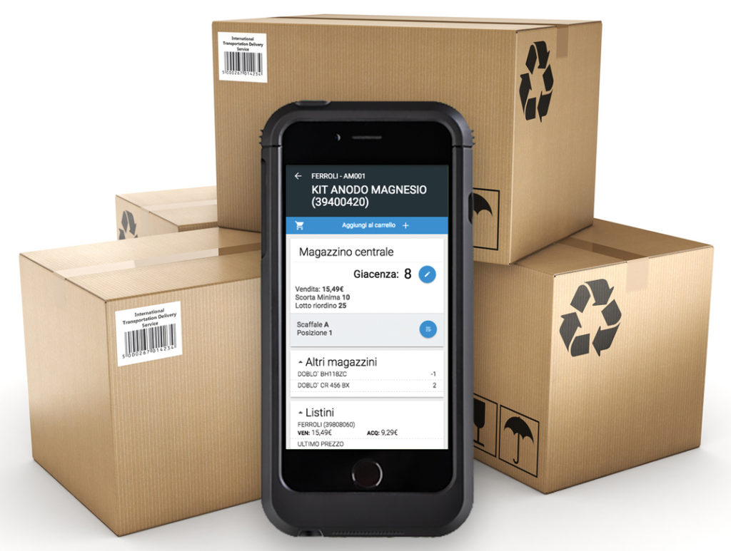 IL TERMINALE di magazzino Magbar 2.0 è affidabile ed ha un’interfaccia molto evoluta.