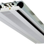 Trave fredda attiva con lancio a due vie per installazione a filo del controsoffitto trave fredda