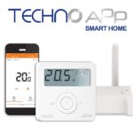 Termoregolazione con sistema smart home gestibile via telefono termoregolazione