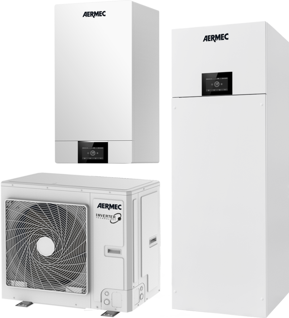 Pompa di calore splittata aria-acqua