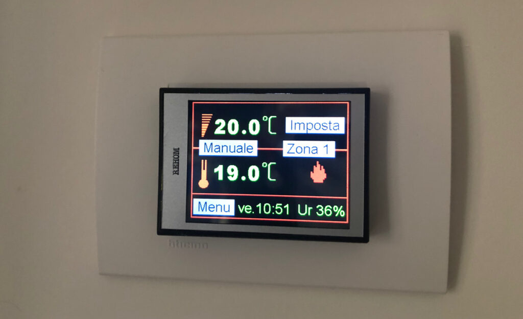 gestione impianto in pompa di calore