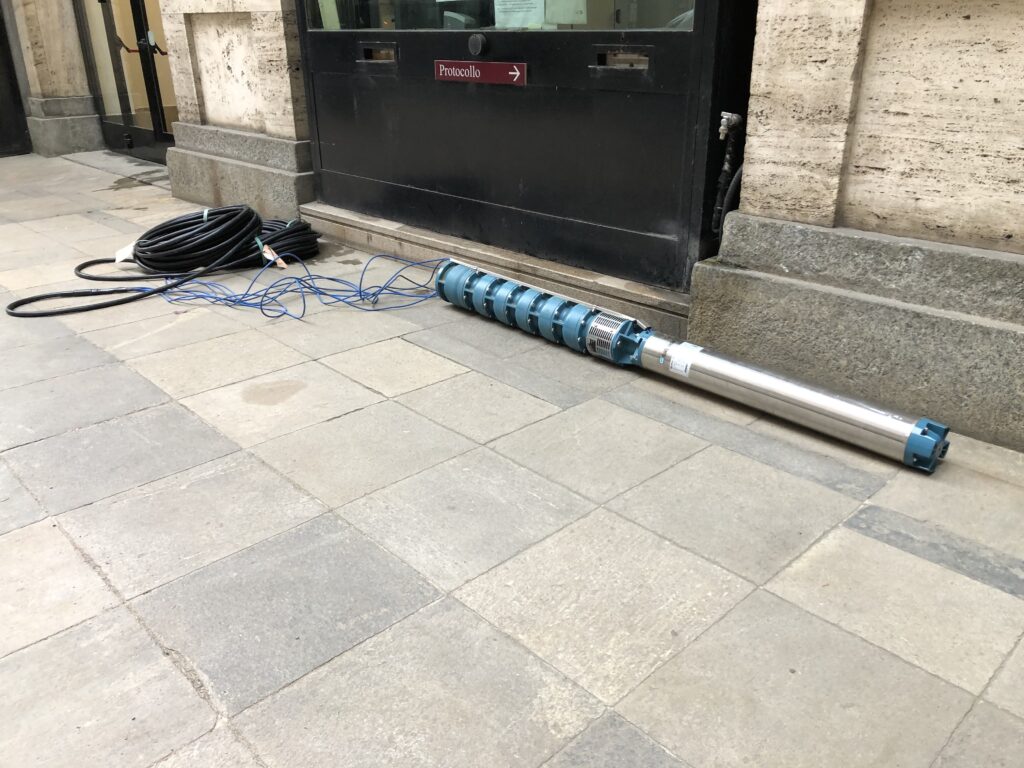 pompa di acqua di falda