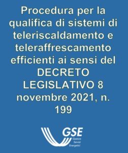 teleriscaldamento e teleraffrescamento