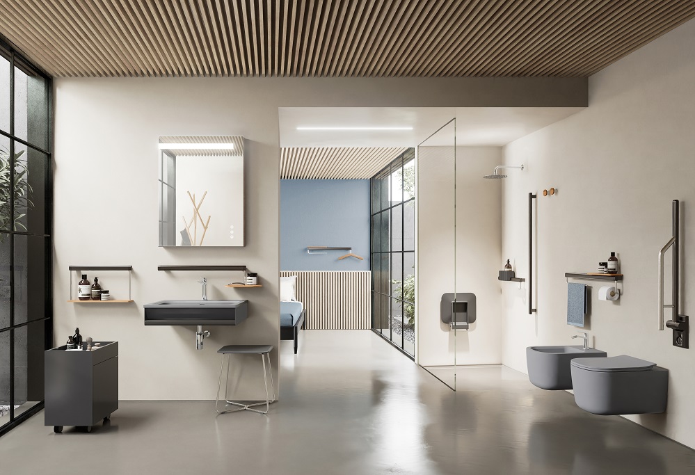 Collezione completa per un ambiente bagno sicuro: OMNIA