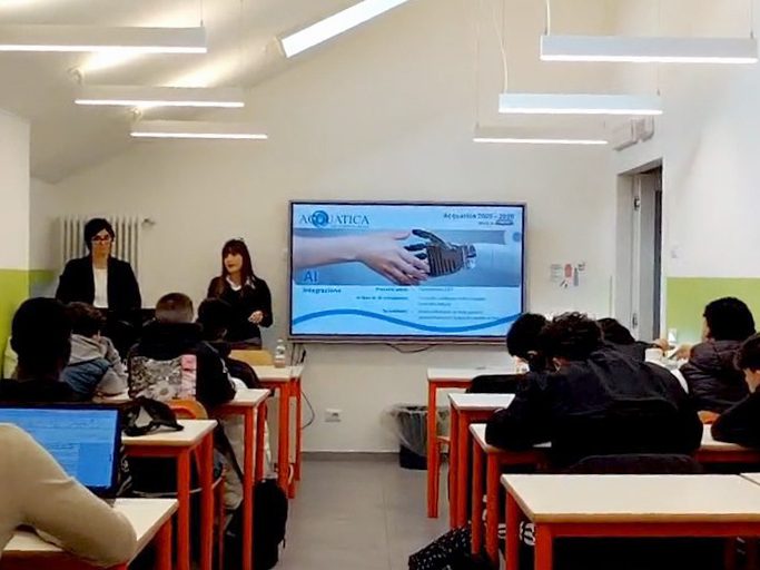 Acquatica incontra gli studenti del CFP Aldo Moro di Valmadrera