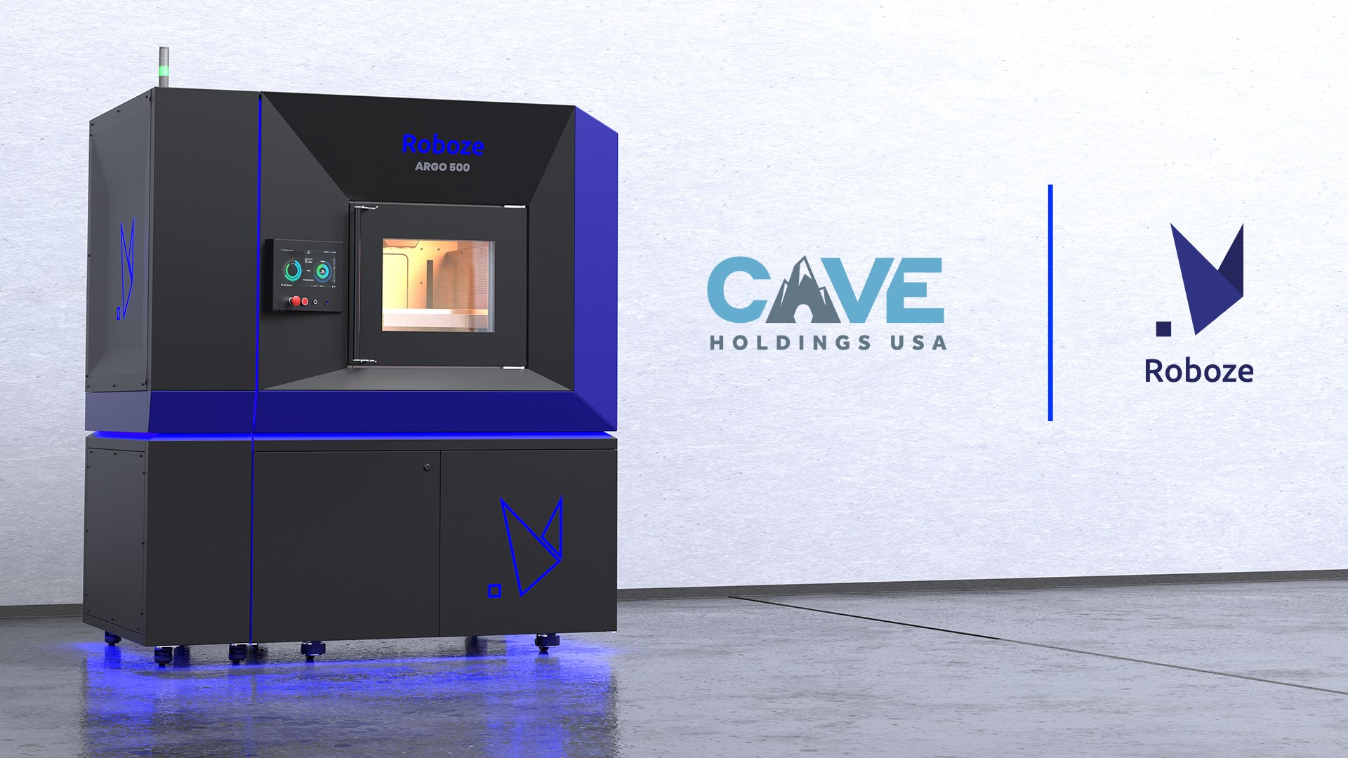 Cave Holdings USA e Roboze