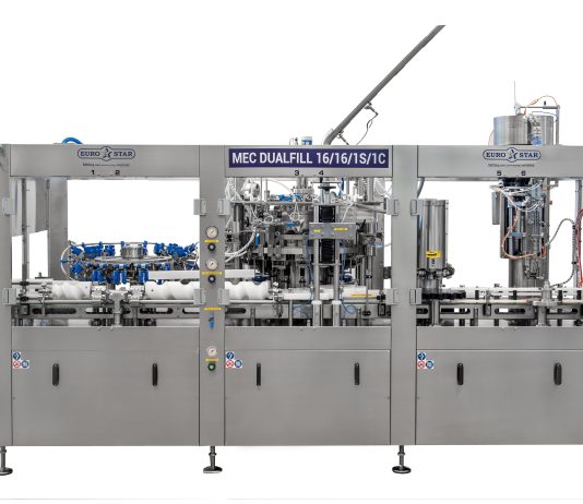 Serie DUALFILL di Eurostar: una sola macchina per bottiglie e lattine EUROSTAR