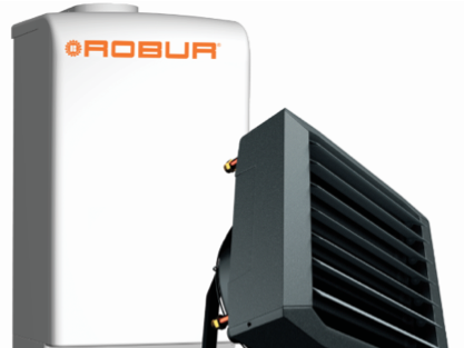 Soluzione per il riscaldamento di stabilimenti industriali e impianti sportivi